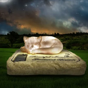 3D Solar Light Commemorative Stone
